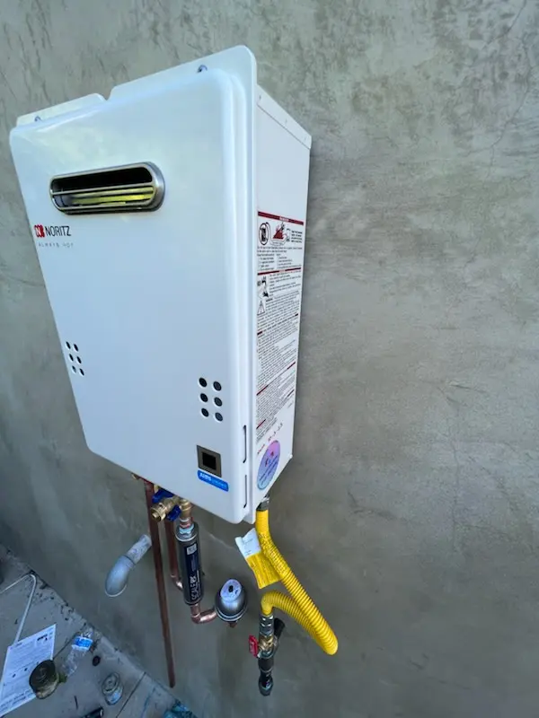 Tankless water heater installation for Pine Cliff homes