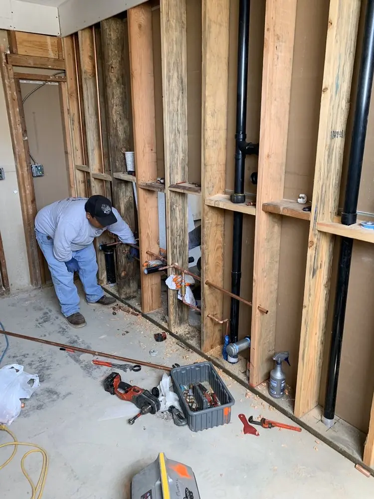Commercial rough-in plumbing for Gas Line Repair in Pine Cliff